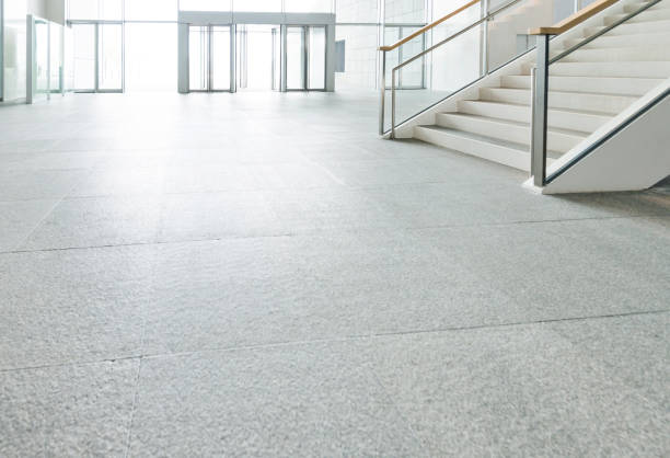 istock Modern staircase at the office building lobby 1141220645