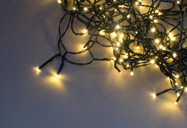 istock Christmas Light or Garland Lights on Natural Background 1141221996