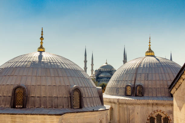 istock Ottoman style mosque in Istanbul 1141222651