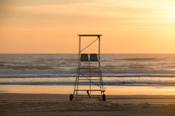 istock Safeguard tower at the sunrise 1141223998