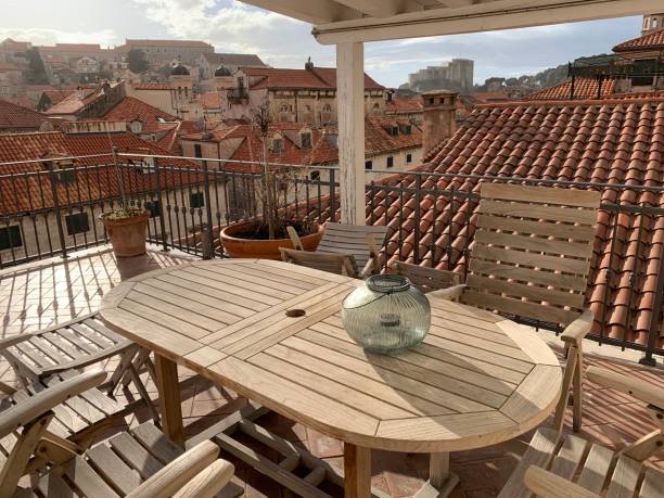 istock morning rooftop dubrovnik town view 1141225018