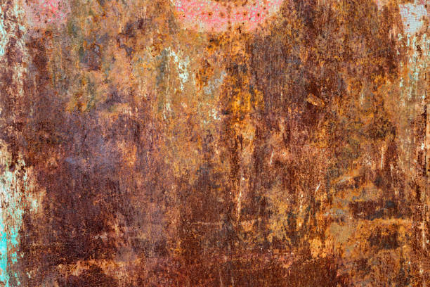 istock Close up of rusty metal background 1141226101