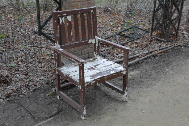 istock Wooden vintage chair 1141230646
