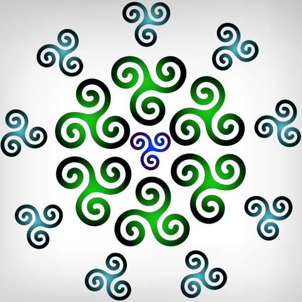 Triskel Pattern 320+ Triskel Fotografías de stock, fotos e imágenes libres de derechos ...