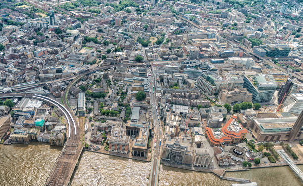 istock London skyline as seen from helicopter 1141235788