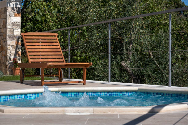 istock Shaken water in blue pool 1141236017