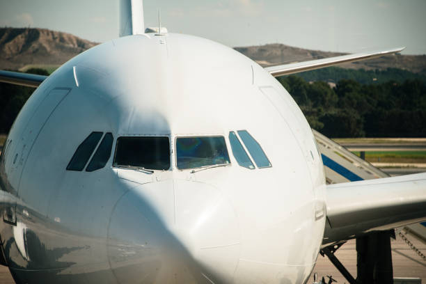 istock Airplane at airport 1141236464