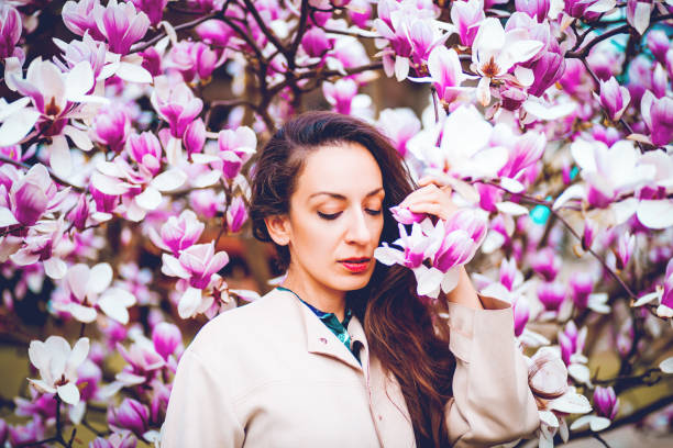 Serbia, Women, Springtime, One Woman Only, FlowerSerbia, Women, Springtime, One Woman Only, Flower