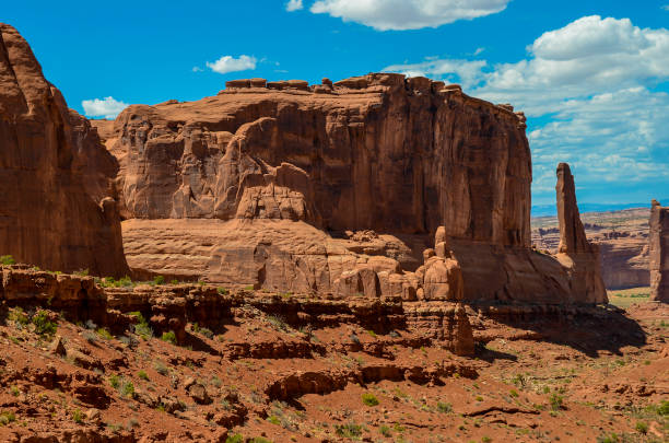 istock Towering Rock formations of Arches National Park 1141237756