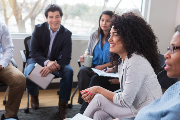 istock Smiling young businesswoman 1141239466