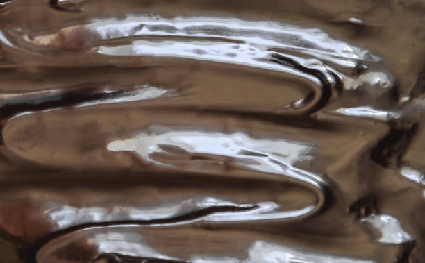 istock Texture chocolate. Black and milk chocolate. Selective focus. 1141239643