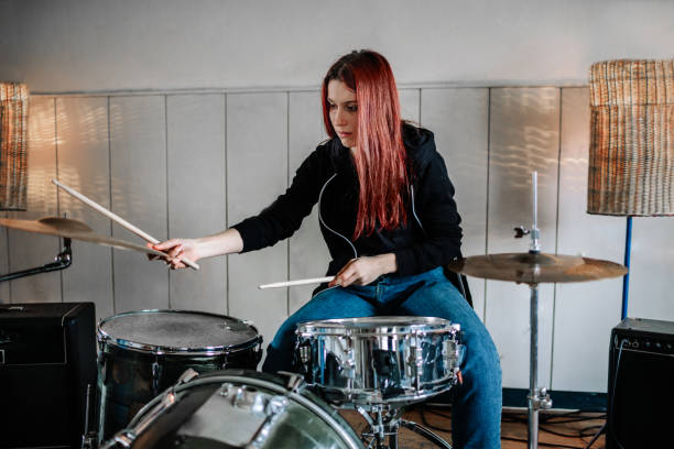 istock Generation Z Music Band On Rehearsal 1141240777