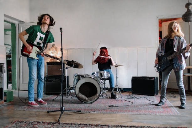 istock Generation Z Music Band On Rehearsal 1141241383