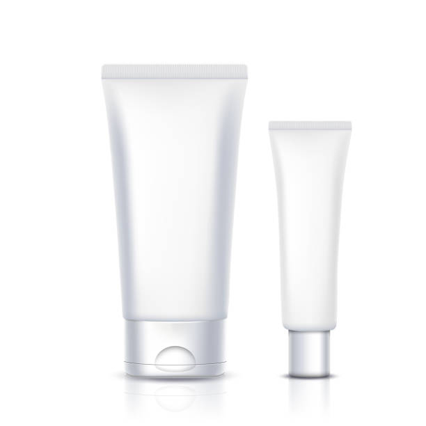 istock Realistic plastic tube for medicine or cosmetics product mockup template 1141244039
