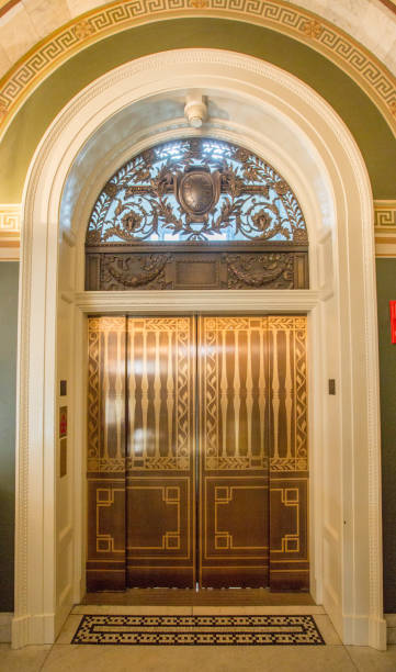 istock Library of Congress Elevator Doors in Washington, DC 1141246307
