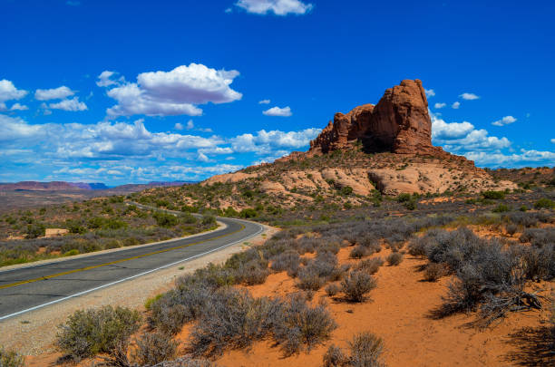 istock Towering Rock formations of Arches National Park 1141246891