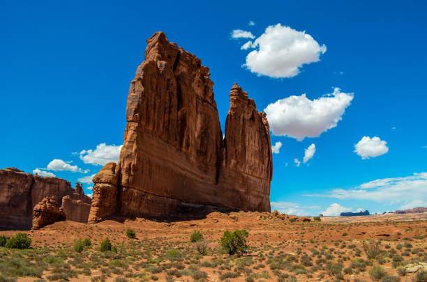 istock Towering Rock formations of Arches National Park 1141248324