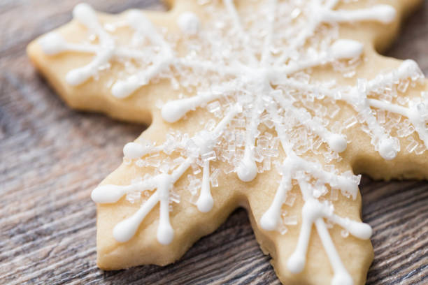 istock Christmas cookies decorated with royal icing. 1141250190