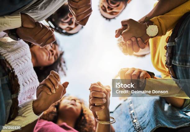 Friends Are There When You Need Them Most Stock Photo - Download Image Now - Praying, Unity, Togetherness