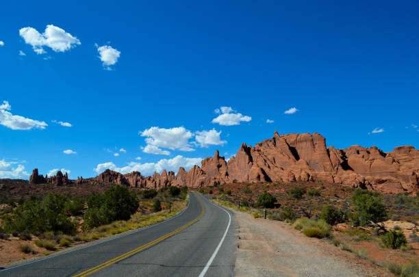istock Towering Rock formations of Arches National Park 1141251602