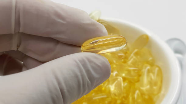 istock Gelatinous oil capsules 1141253075