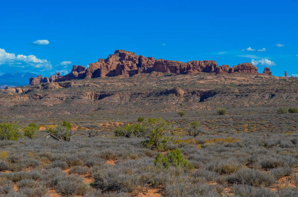 istock Towering Rock formations of Arches National Park 1141253222