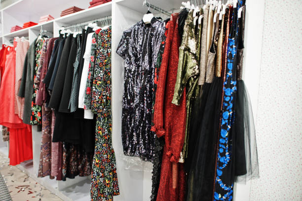 istock Female clothes store boutique 1141257652