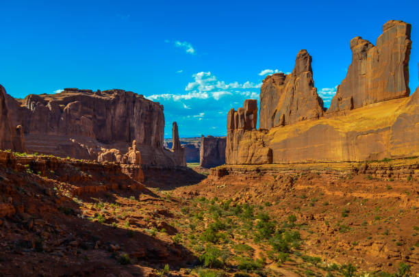 istock Towering Rock formations of Arches National Park 1141257657