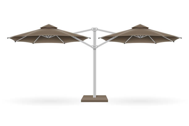 istock large sun umbrella for bars and cafes on the terrace or the beach vector illustration 1141259422