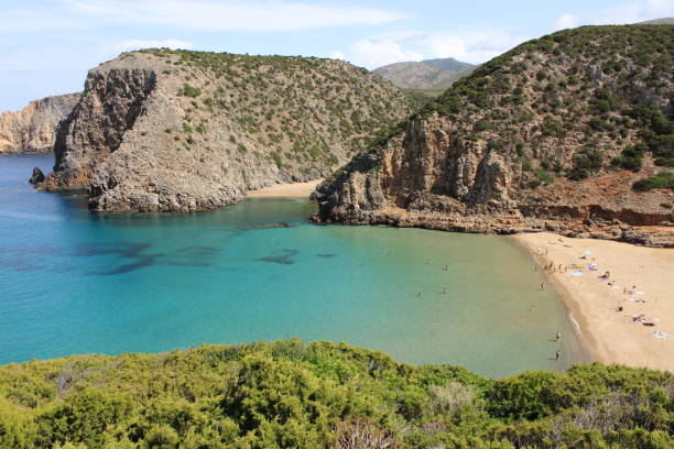 istock Cala Domestica beach in Sardinia 1141259817
