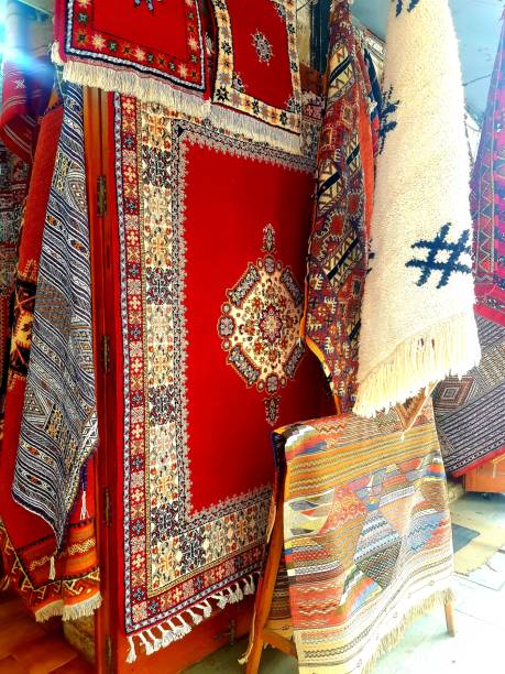 istock In morroccan market for traditionnel carpet 1141262871