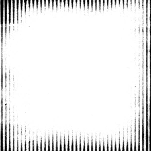 istock Halftone monochrome grunge vertical lines texture. 1141264410