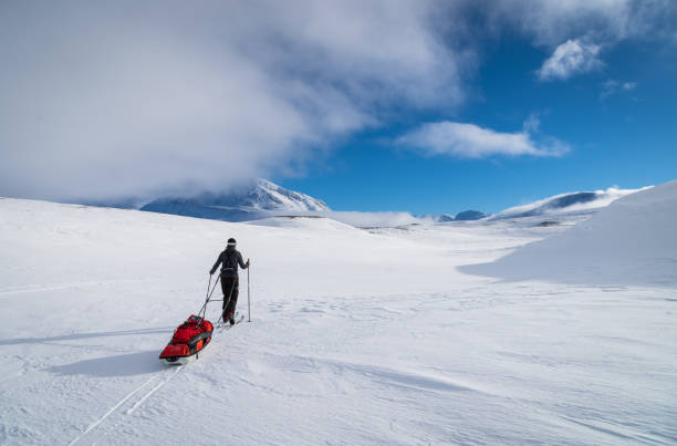 istock Cross-country skiing 1141265256