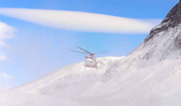 istock Search and rescue helicopter 1141265361