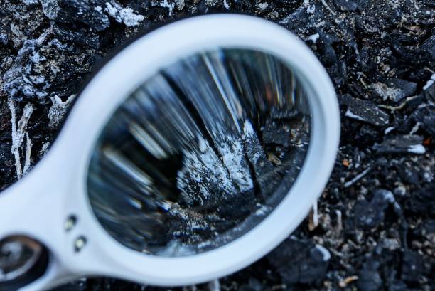 istock round magnifier increases gray white mineral on earth 1141269193