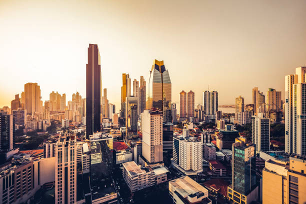 A view of the modern perspective of Panama City.