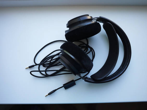istock Professional headphones for music. 1141281820