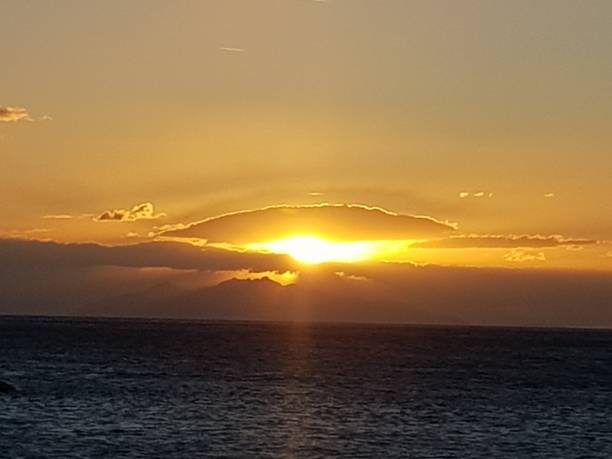 istock View on sunset in Corsica Islande with beautiful colors 1141285183