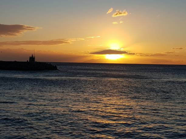 istock View on sunset in Corsica Islande with beautiful colors 1141285549