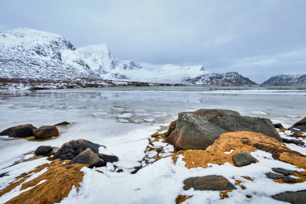 istock Norwegian fjord in winter 1141292705