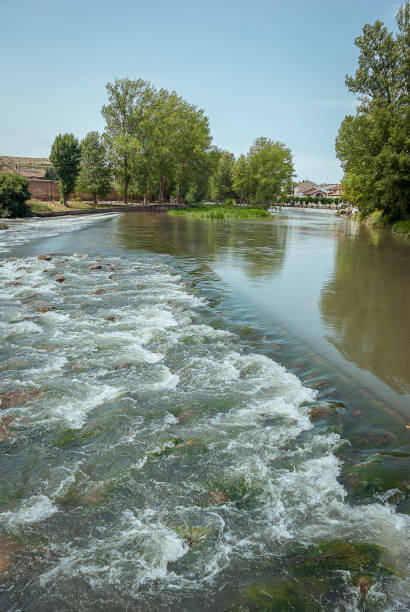 istock Spain. River Pisuerga as it passes through Aguilar de Campoo. Palencia 1141292907
