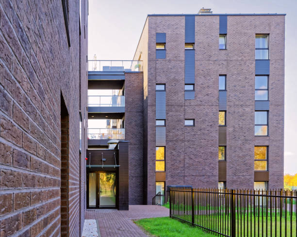 istock Modern architecture of apartment house 1141294350