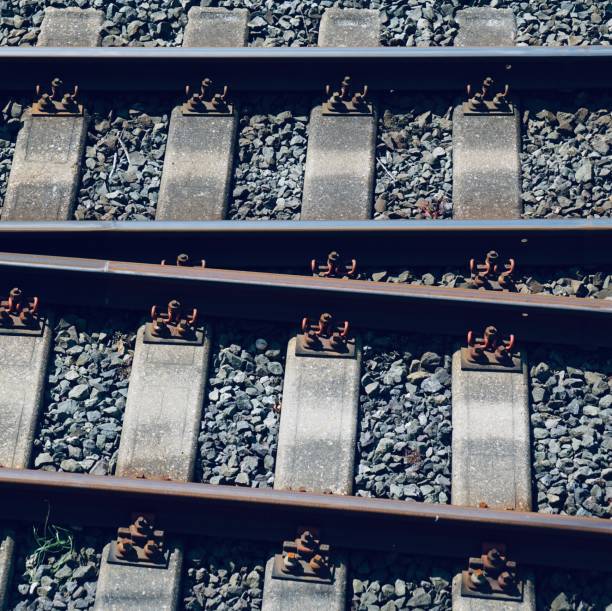 istock train track in the station 1141295741