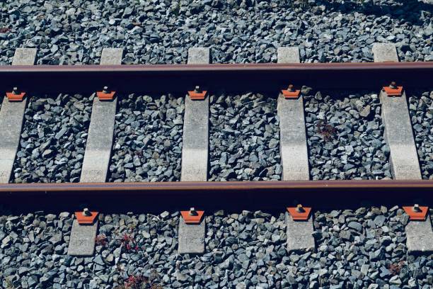 istock train track in the station 1141295745