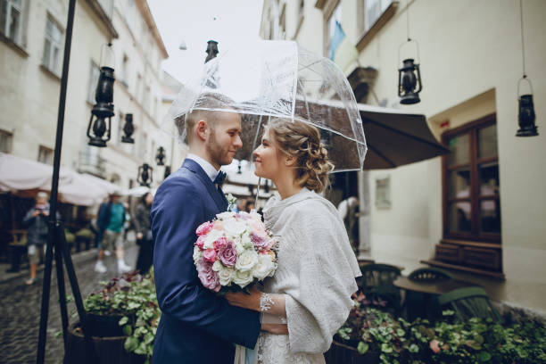 istock groom and bride in a hotel 1141297805