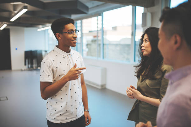 istock Millennial entrepreneurs discussing event organization. 1141303834