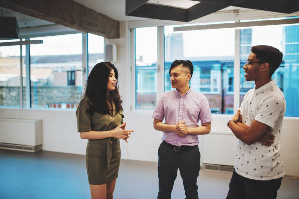 istock Millennial entrepreneurs discussing event organization. 1141303852