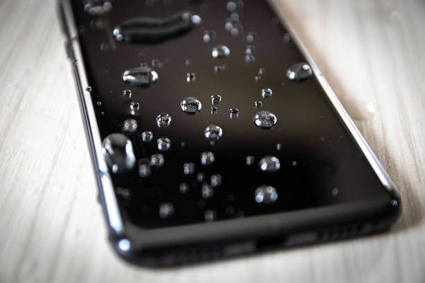 istock Back side of waterproof smartphone 1141306810