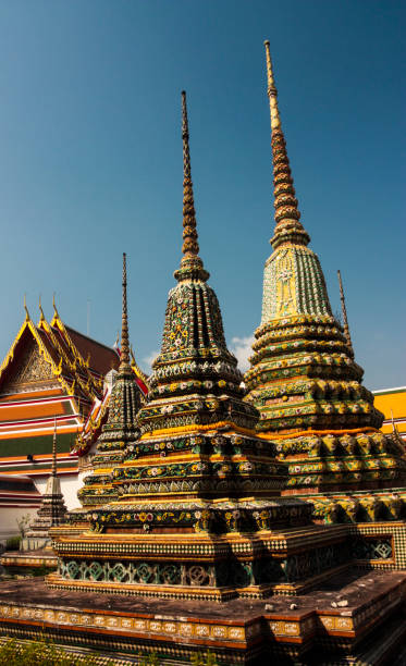 istock Pagodas in Wat Pho, Bangkok 1141308026