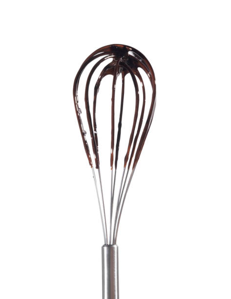 Whisk and chocolate